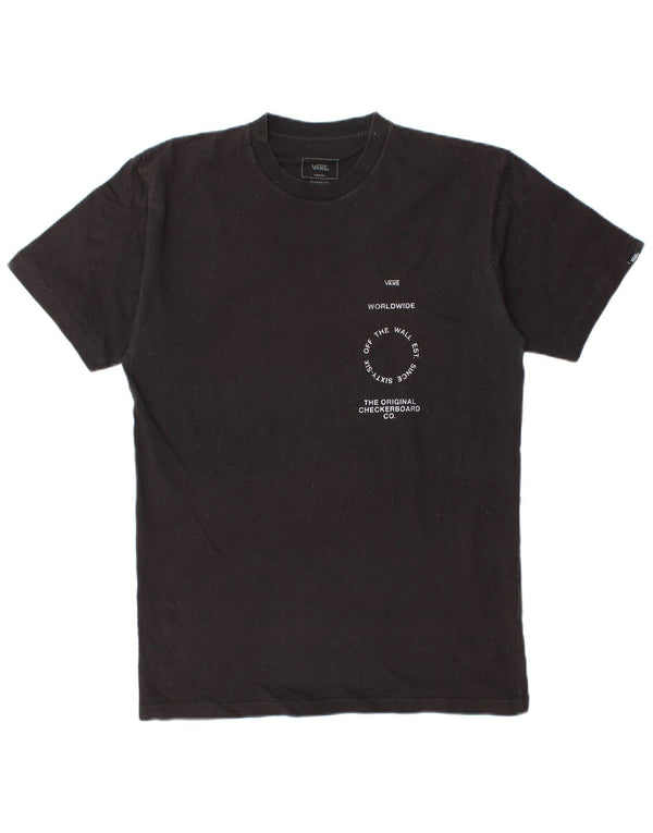 Vans Herre Classic Fit Grafisk T-Shirt Top Medium Sort