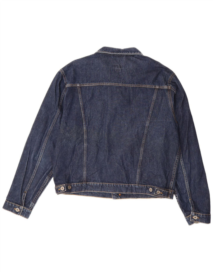 MUSTANG Herre denimjakke UK 40 XL Marineblå Bomuld