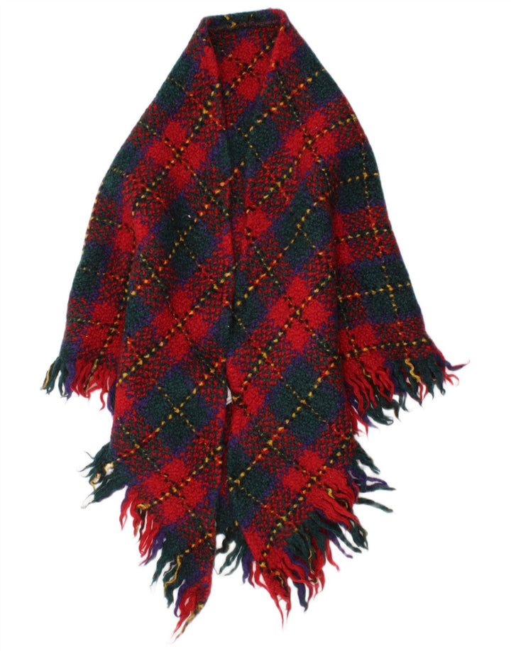 Branigan Dame Strik Poncho Sjal One Size L31 Flerfarvet Plaid