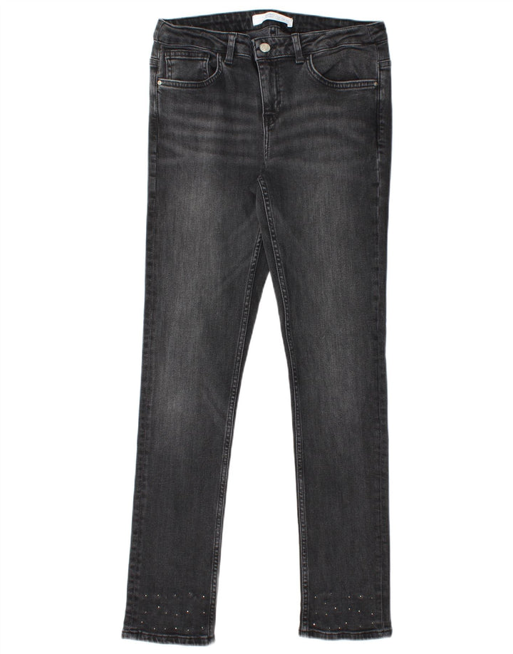 Zara Dame Slim Jeans EU 40 Medium W30 L30 Grå