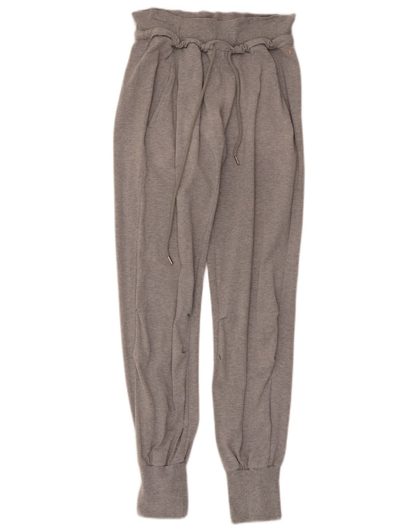 Champion Womens Heritage Fit Træningsdragt Bukser Joggers UK 4 XS Grå Bomuld