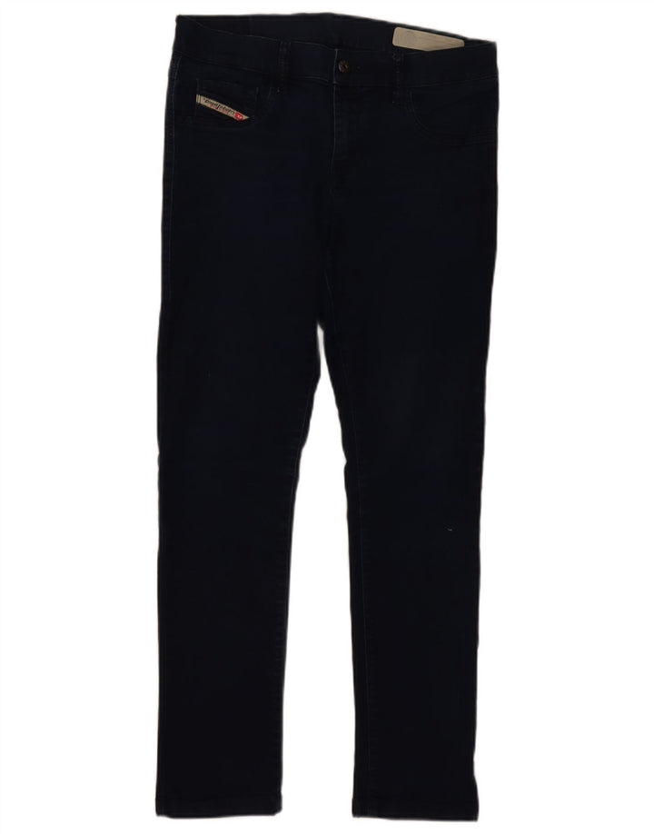 Diesel Dame Slim Jeans W32 L28 Marineblå Bomuld