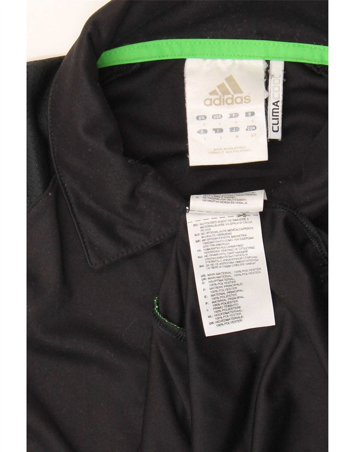Adidas Herre Climacool Polo Shirt Lille sort polyester