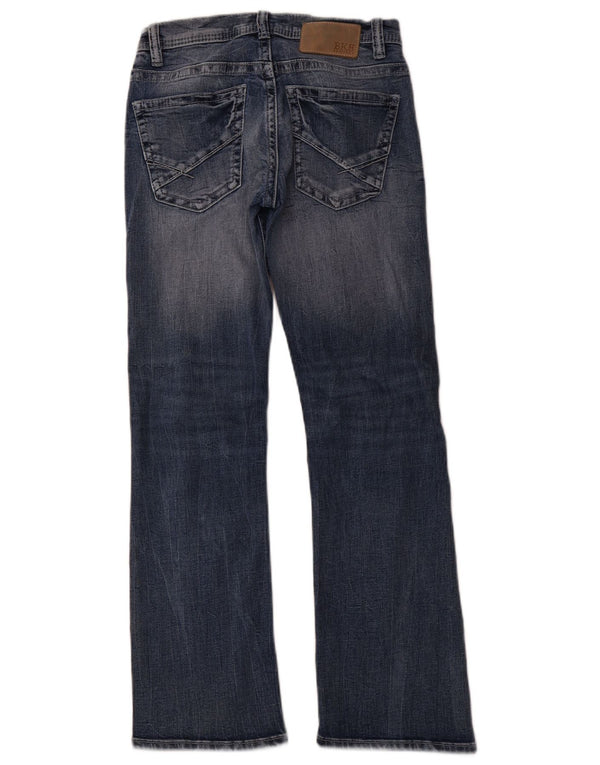 BKE Dame Aiden Bootcut Jeans W28 L30 Marineblå Bomuld