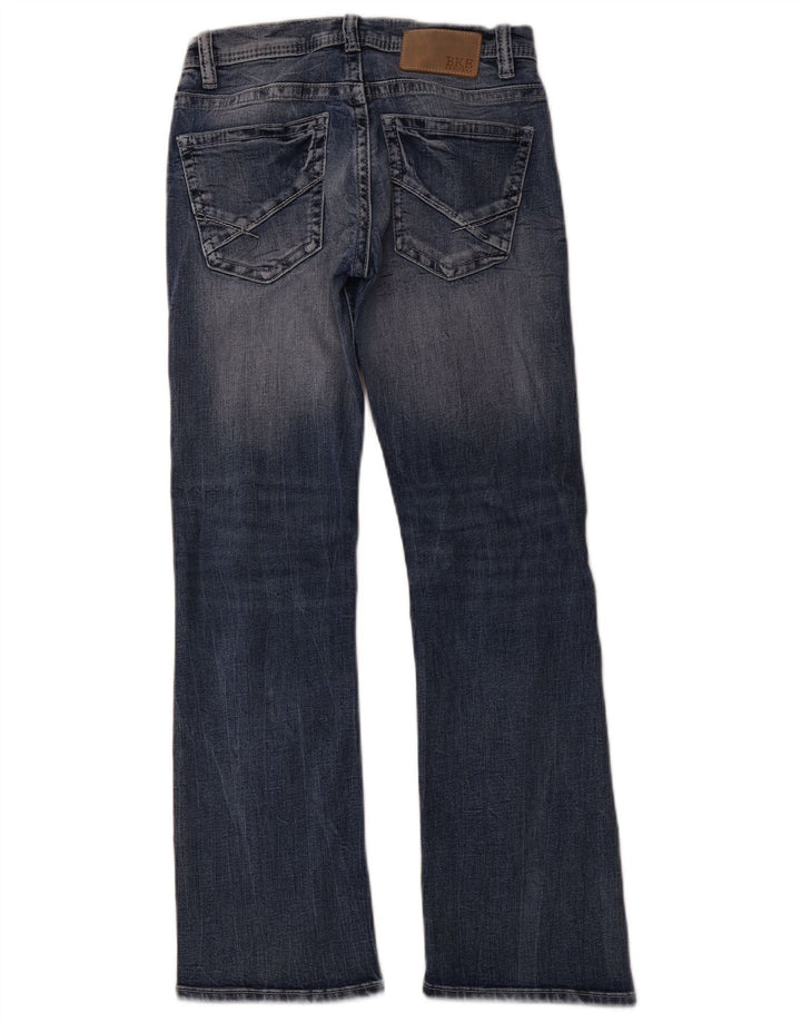 BKE Dame Aiden Bootcut Jeans W28 L30 Marineblå Bomuld