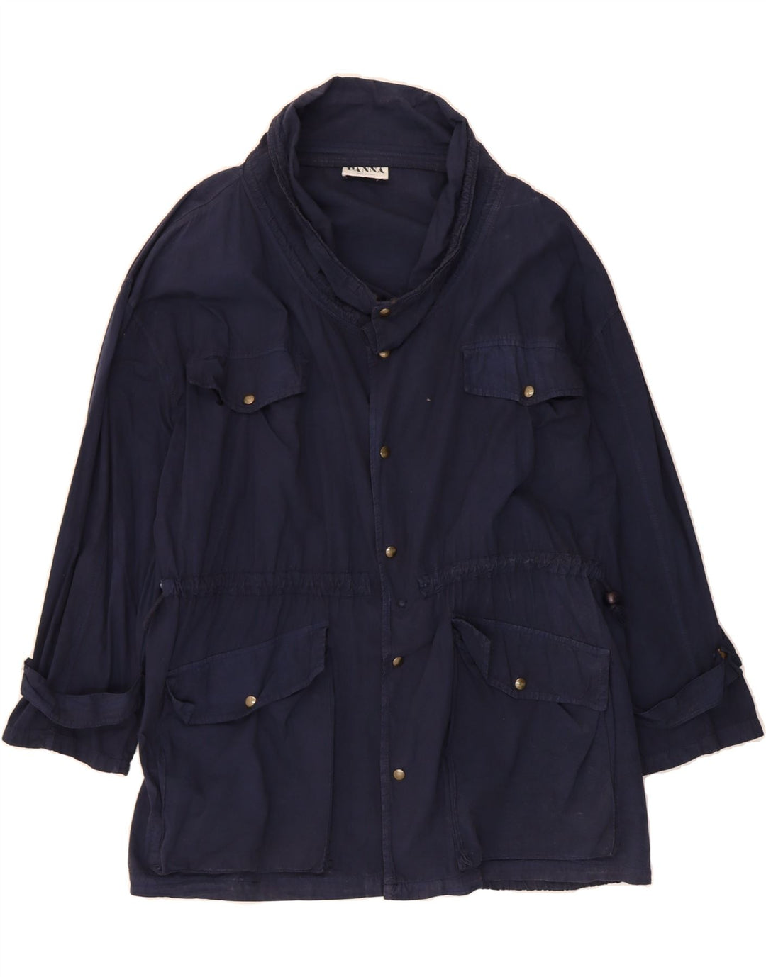 PANNA Herre Loose Fit Utility Jacket UK 44 2XL Navy Blue