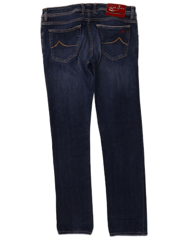 JACOB COHEN Dame Slim Jeans W32 L29 Marineblå Bomuld