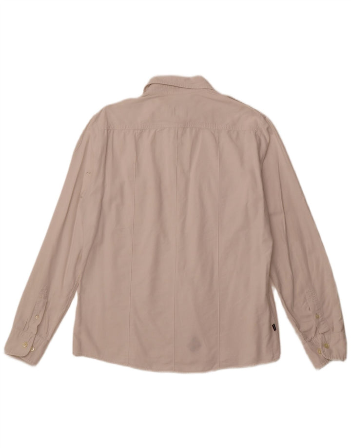 BLAUER Militærskjorte til mænd XL Hvid Bomuld