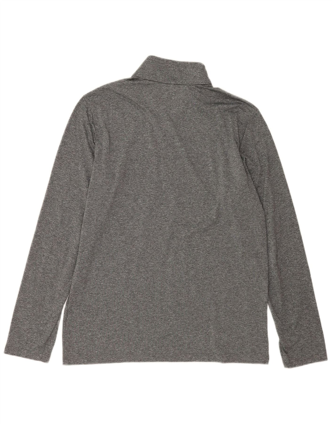 Jack Wolfskin Herre Zip Neck Pullover Træningsdragt Top UK 42 Stor Grå