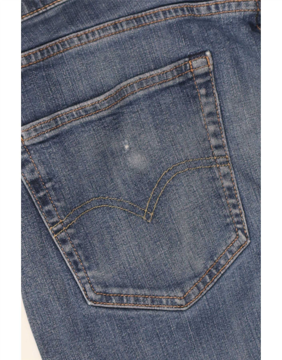 Levi's Herre 502 tilspidsede jeans W34 L34 blå bomuld