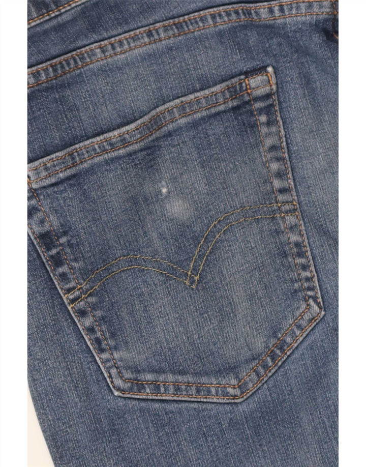 Levi's Herre 502 tilspidsede jeans W34 L34 blå bomuld