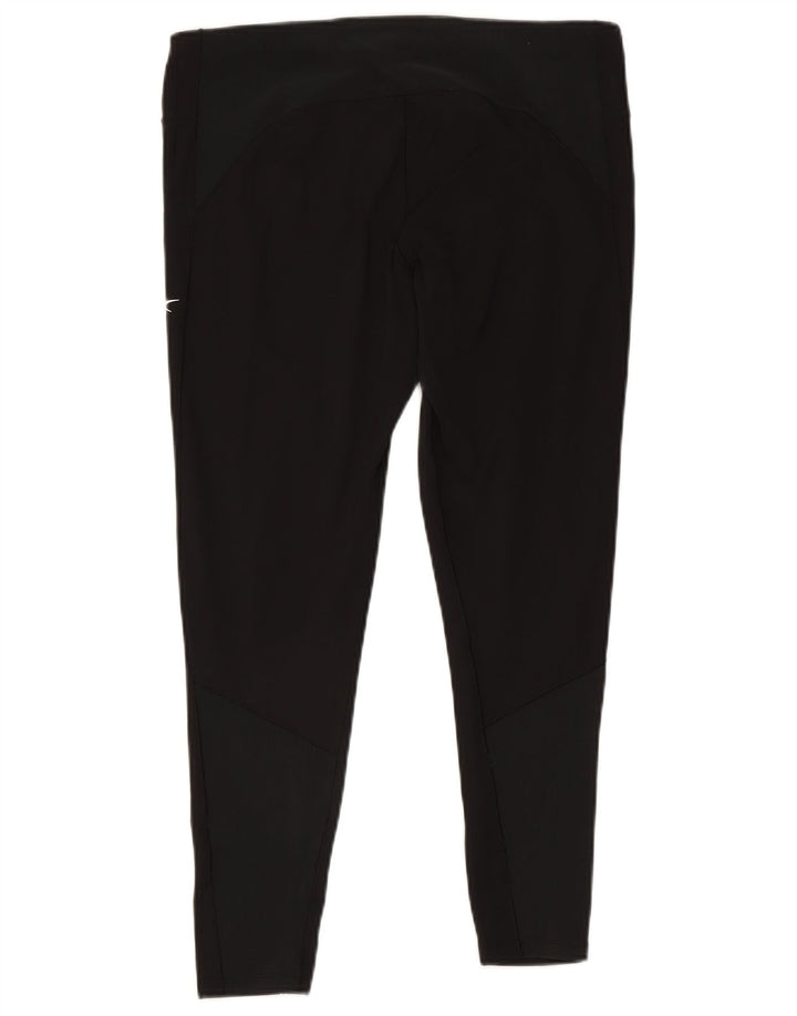 Reebok Womens Crop Leggings UK 20/22 XL Sort