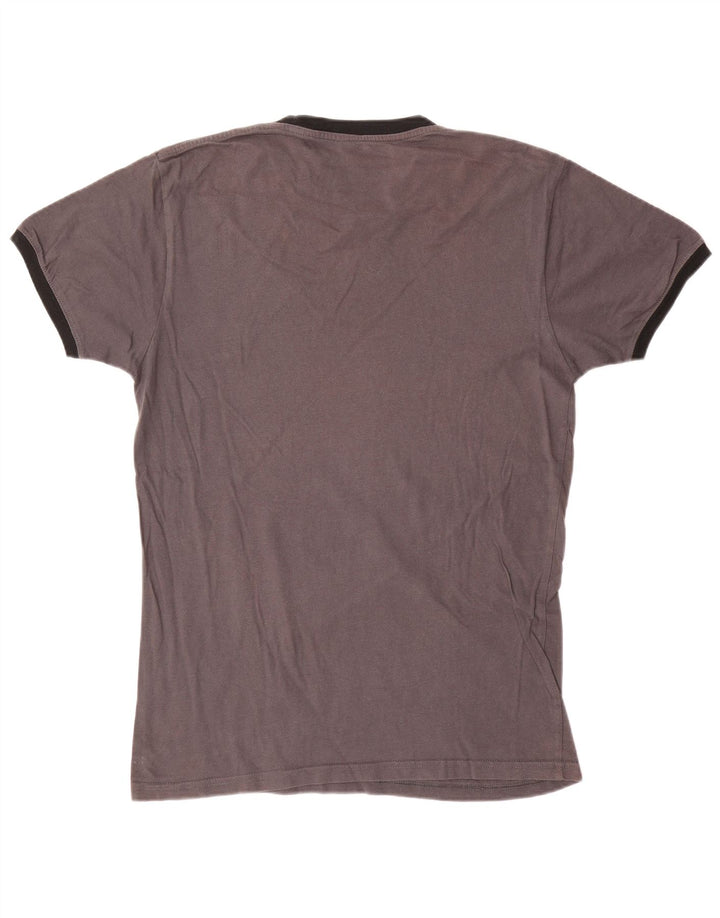 Hard Rock Cafe Herre Chicago Grafisk T-Shirt Top Mellemgrå Bomuld