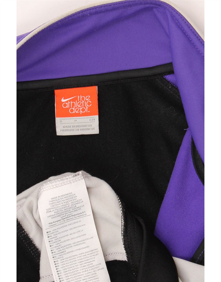 Nike træningsdragt til mænd, topjakke, lille lilla Colourblock Polyester