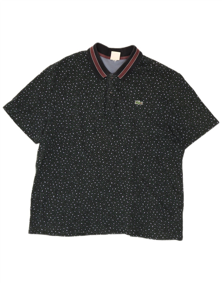 Lacoste Polo Shirt til mænd XL Grøn Flecked Bomuld