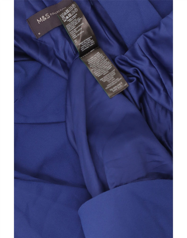 Marks & Spencer Dame 3/4 ærmet åben blazerjakke UK 16 Large Blue