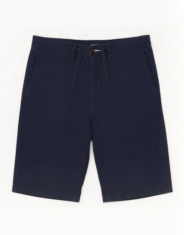 Gant Herre Chino Shorts Medium W30 Navy Blue Linen
