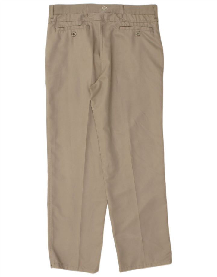 DUNLOP Herre Pegged Chino Bukser W34 L31 Beige Polyester