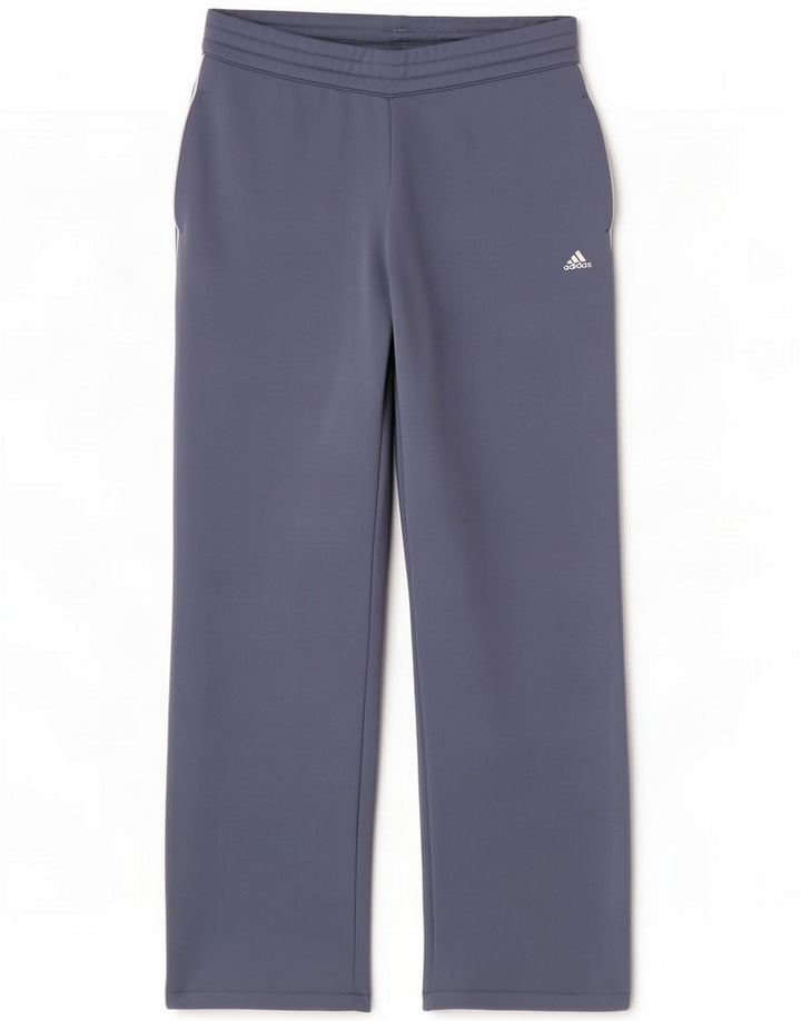 Adidas Womens Climalite træningsdragt Bukser UK 10 Small Blue Polyester