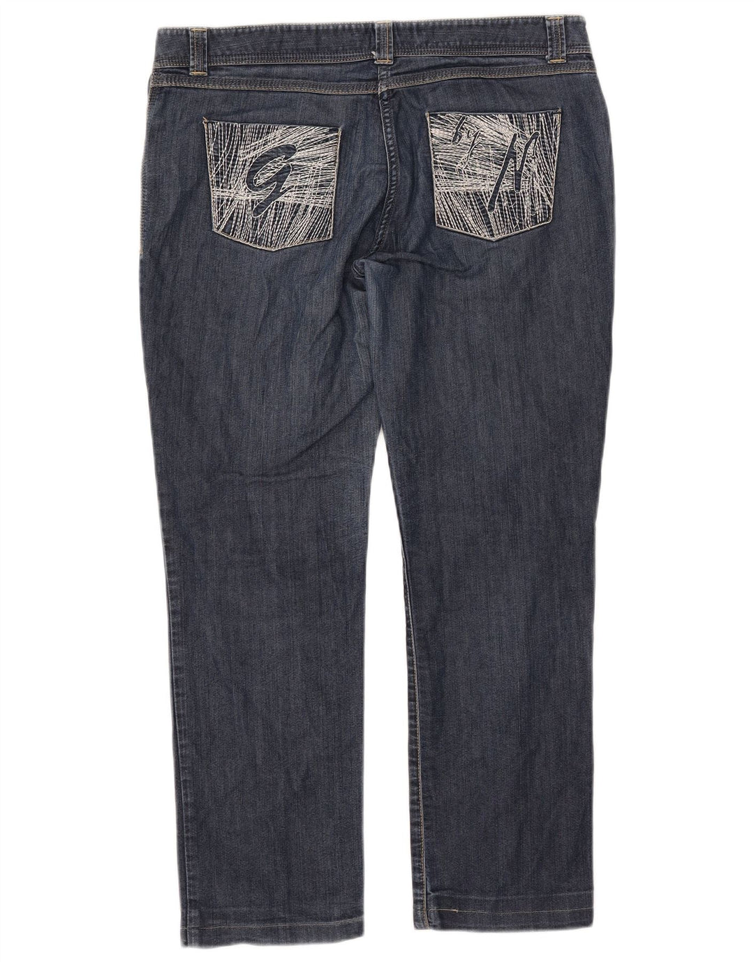 GUESS Kvinder marciano Slim Jeans W32 L26 Marineblå Bomuld