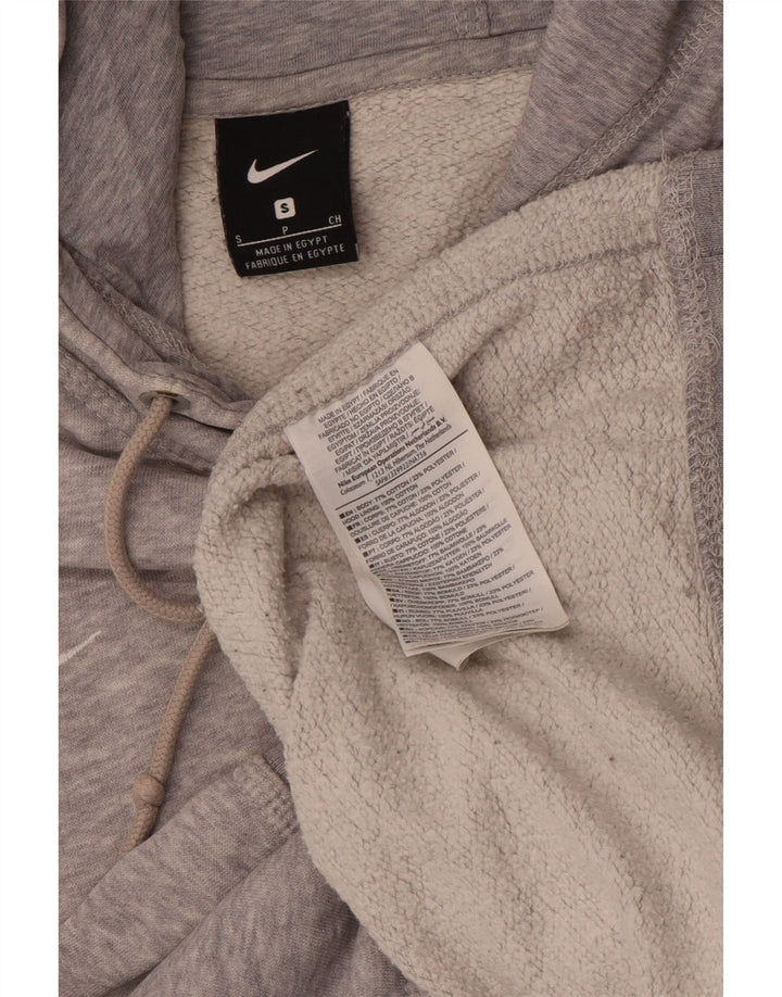 Nike hættetrøje til mænd, lille grå bomuld