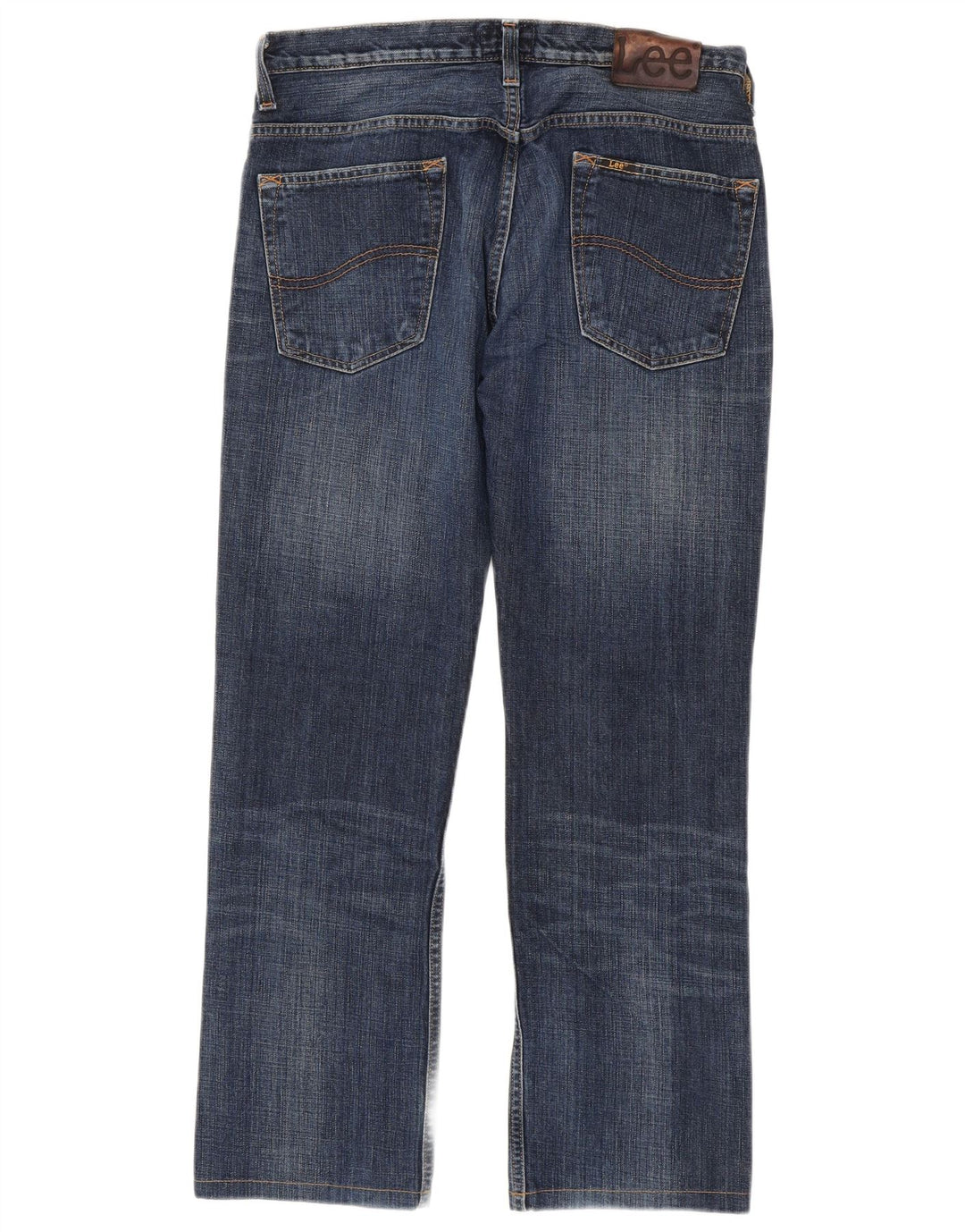 LEE Herre Knox Straight Jeans W32 L28 Blå Bomuld