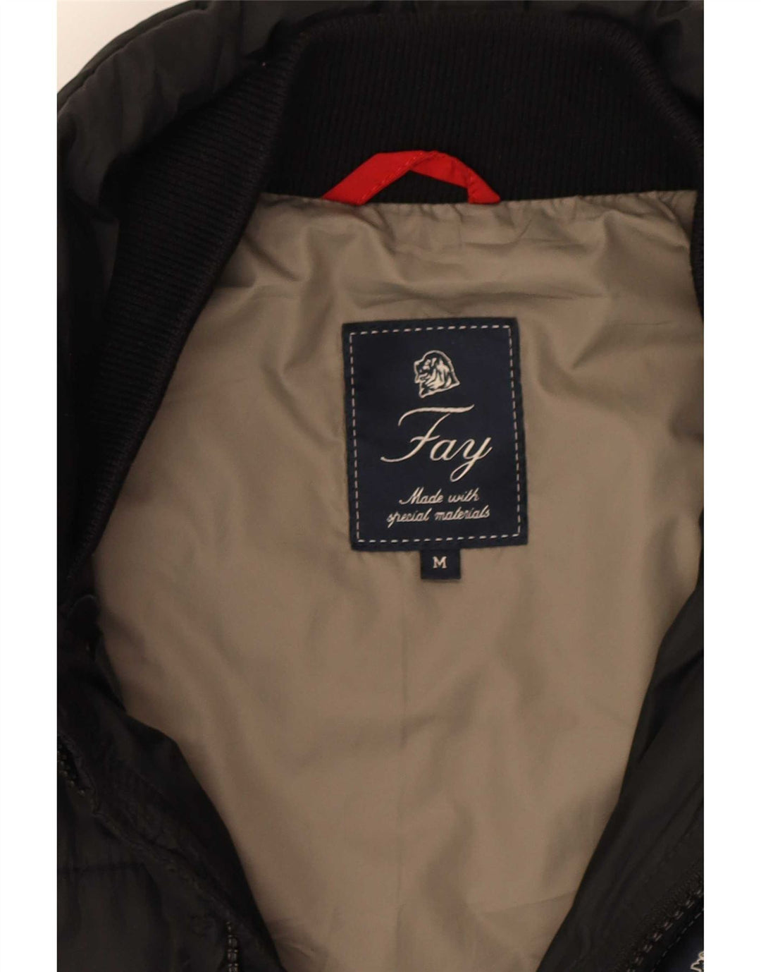 Fay Herre polstret jakke UK 38 Medium Sort