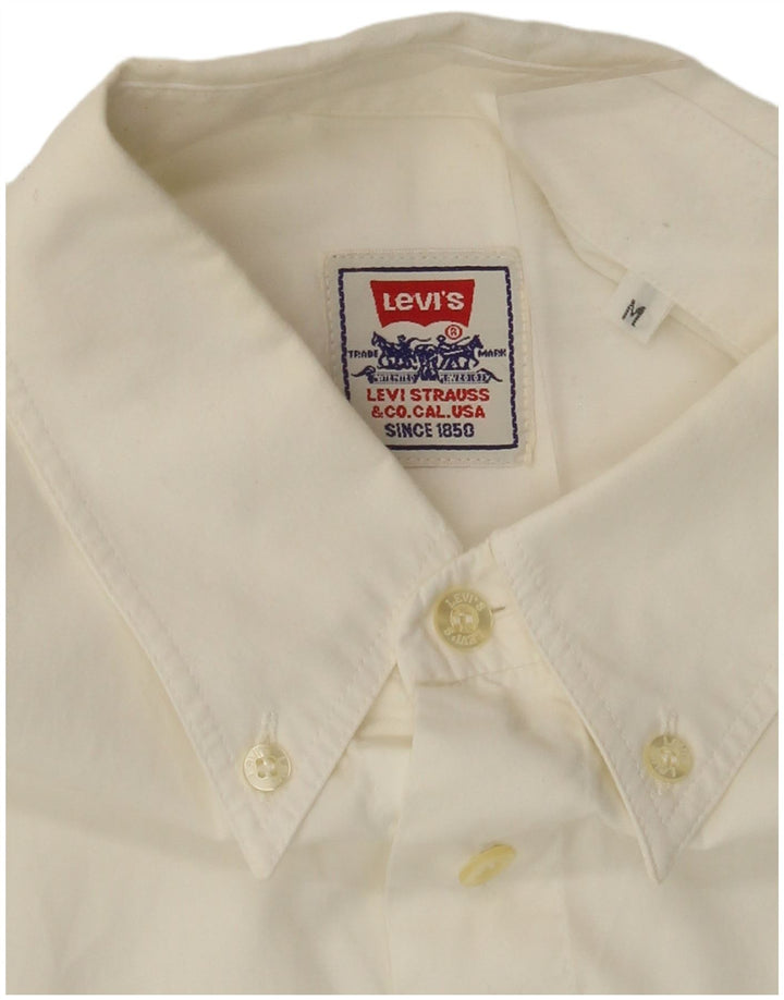LEVI'S Mens Shirt Medium Off White