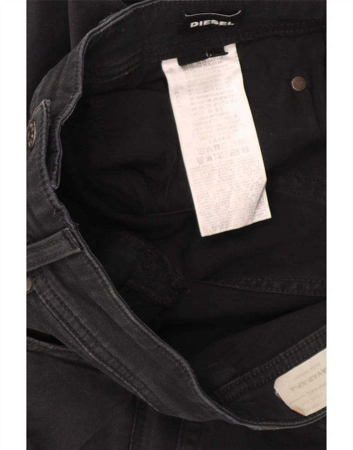 Diesel Dame Slim Jeans W31 L30 Sort Bomuld