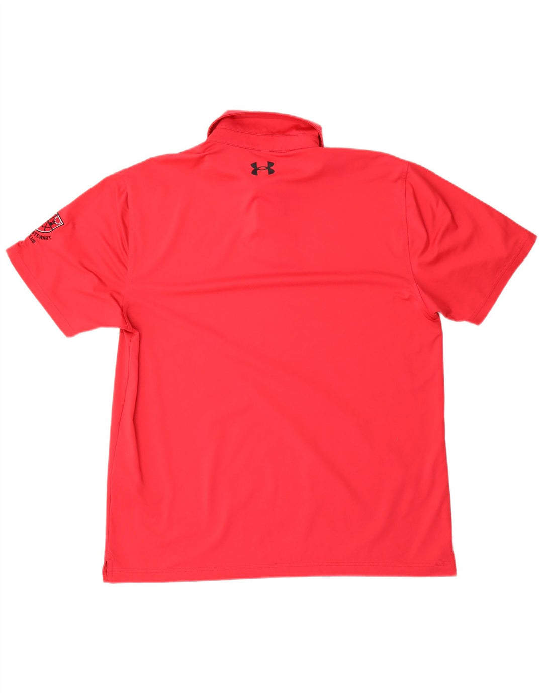 Under Armour Herre Grafisk Polo Shirt Stor Rød Polyester