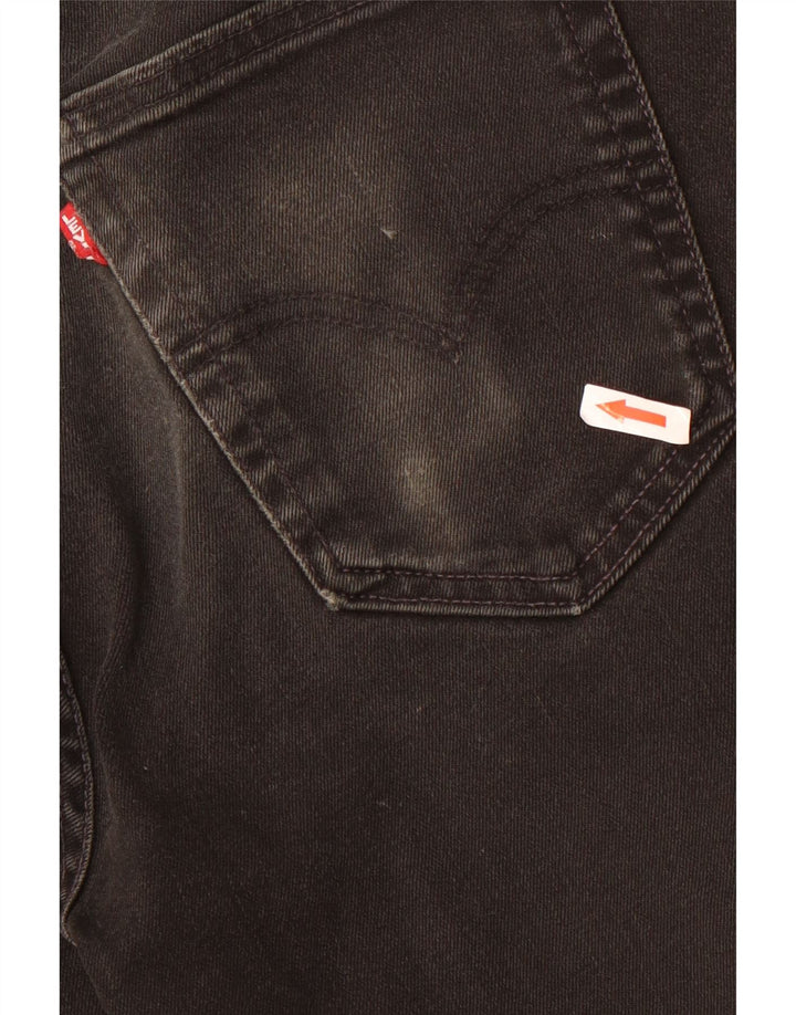 Levi's Herre 511 Slim Tapered Jeans W32 L34 Sort Bomuld