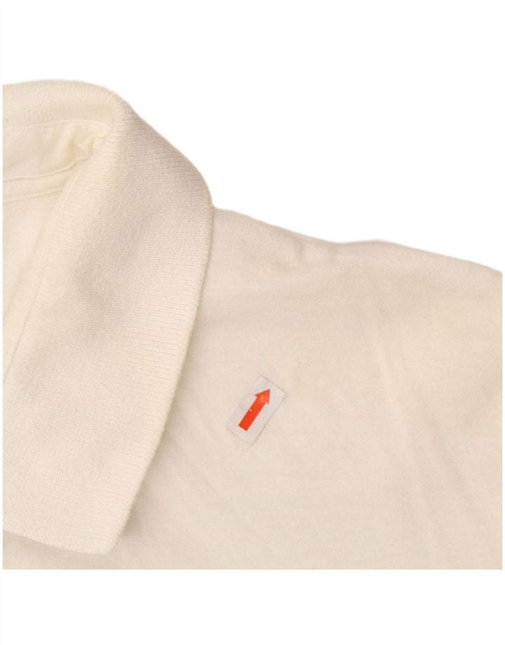 FRANSK FORBINDELSE Herre poloshirt Stor Off White Bomuld