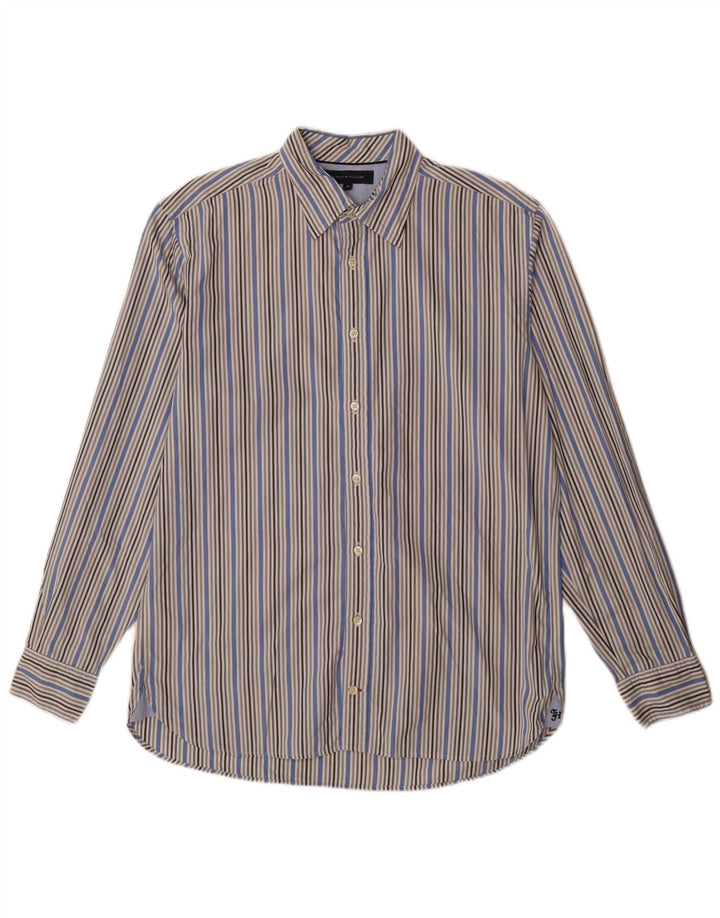 Tommy Hilfiger Herreskjorte Medium Blue Pinstripe Bomuld