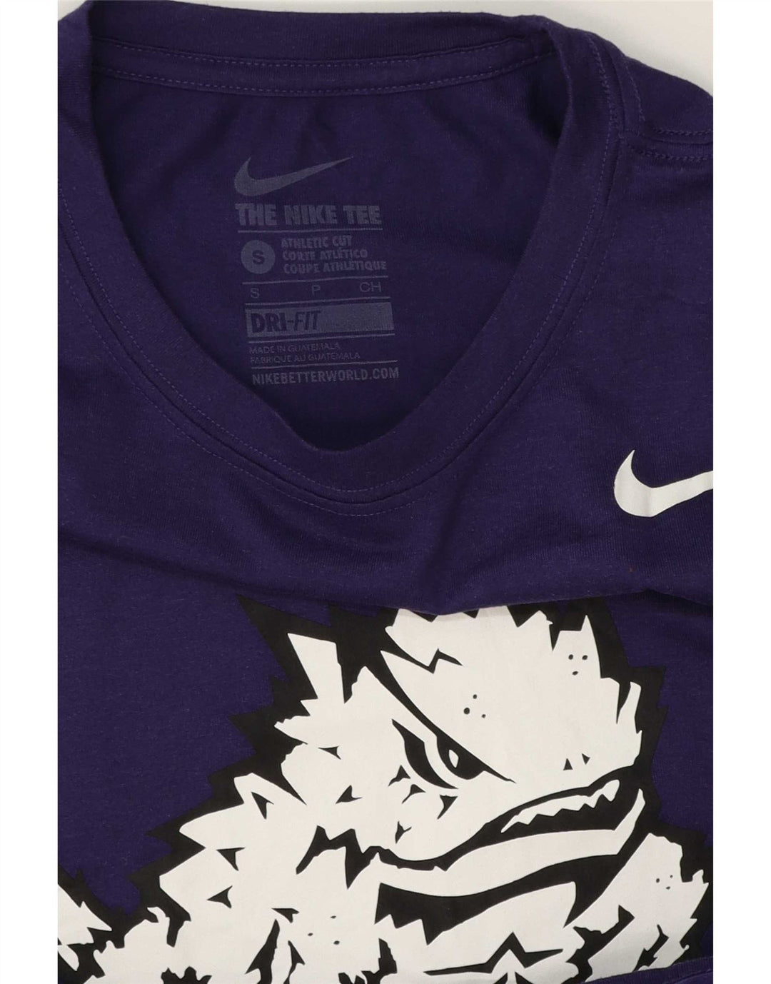 Nike Herre Dri Fit Grafisk T-Shirt Top Lille Lilla
