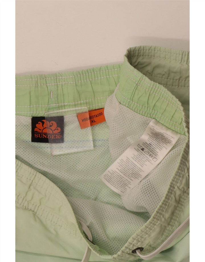 Sundek Herre badeshorts XL Grøn Nylon
