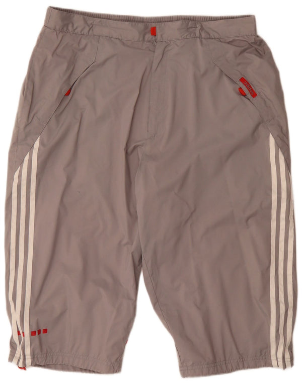 Adidas Herre Bermuda Shorts Large W36 Grå Polyester