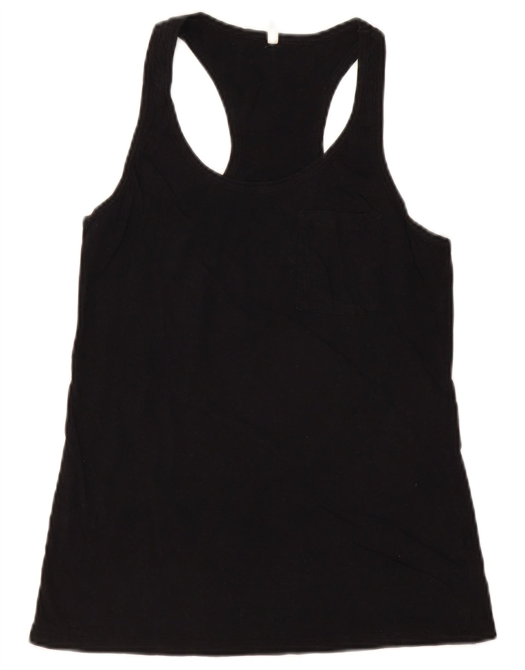 Benetton Damevest Top UK 12 Medium Sort Bomuld