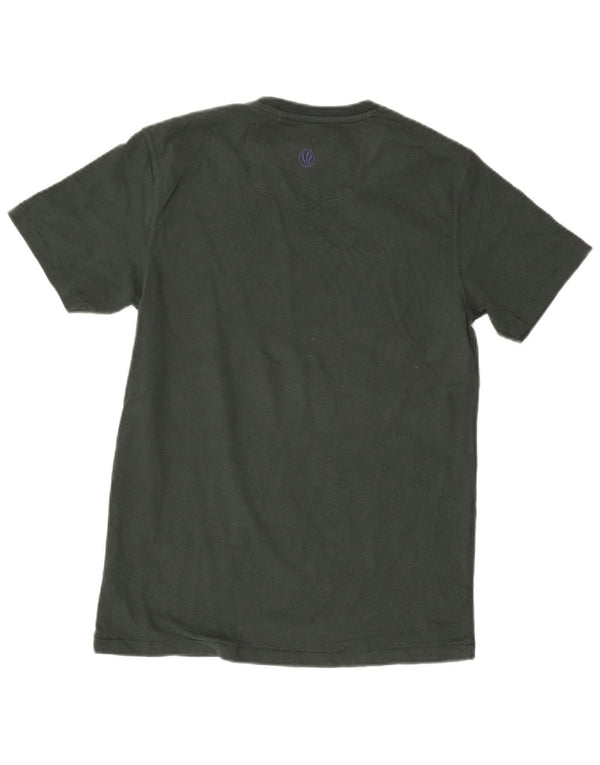 Fat Face Mens Graphic T-Shirt Top Small Green Cotton