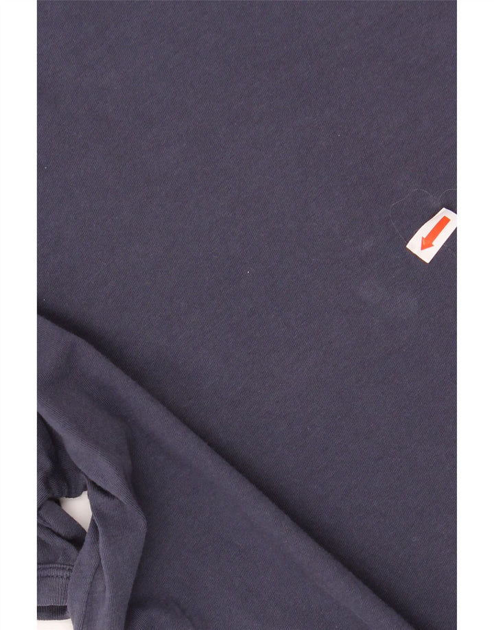 SUN68 Herre T-Shirt Top Medium Marineblå Bomuld