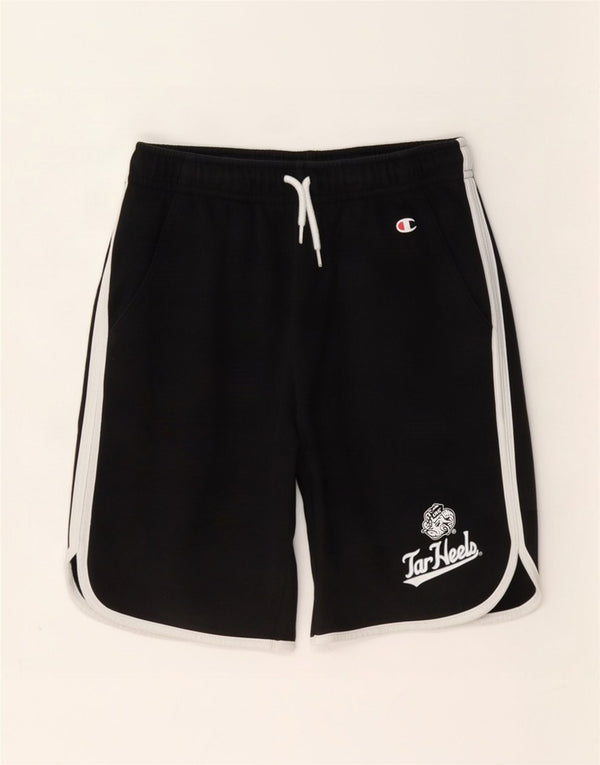 Champion drenge grafiske sportsshorts 9-10 år medium sort farveblok