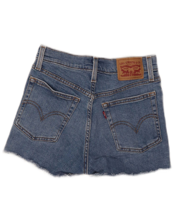 Levi's Kvinder Distressed High Rise denimshorts W25 XS Blå Bomuld