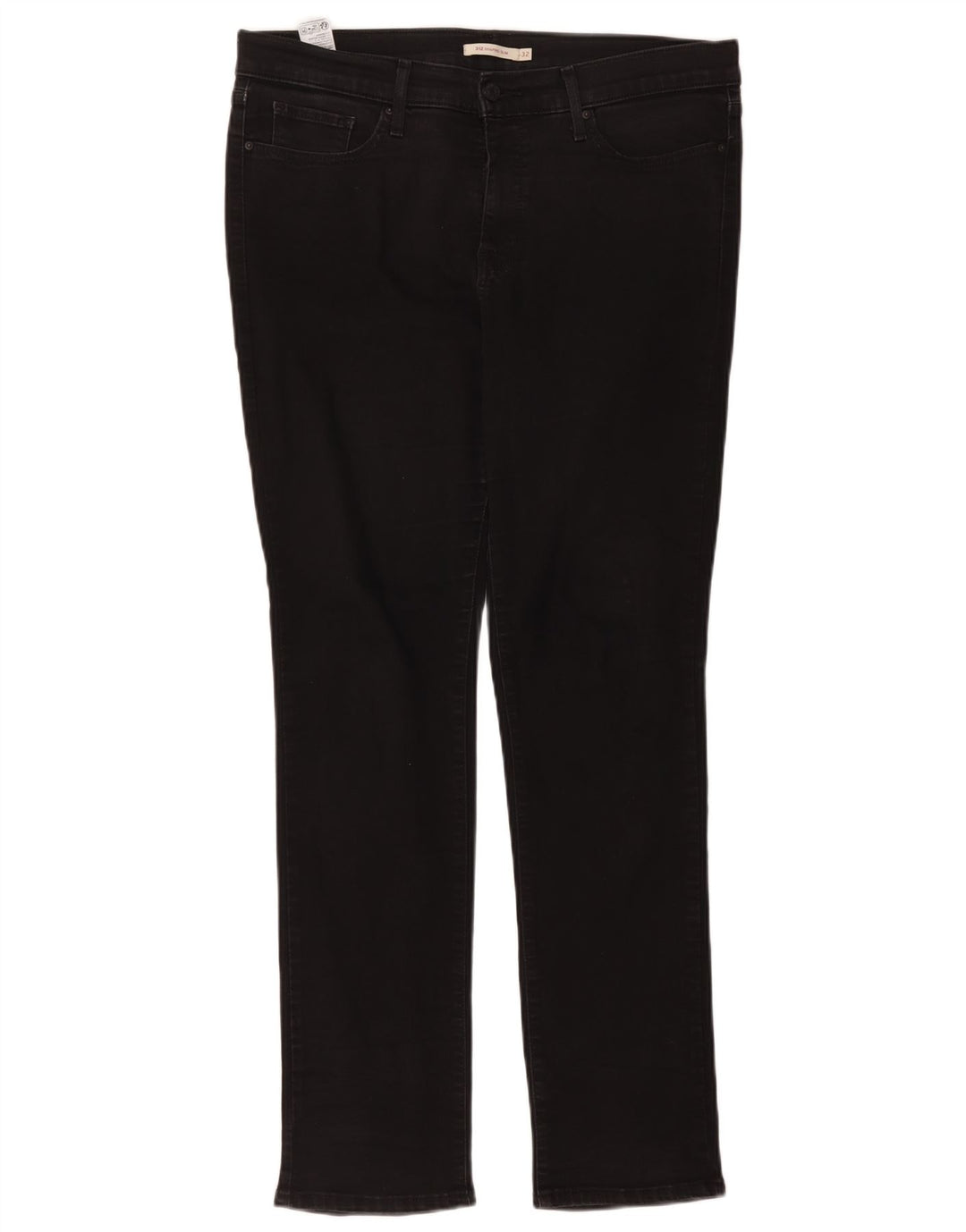 Levi's Womens 312 Shaping Slim Jeans W32 L30 Sort bomuld