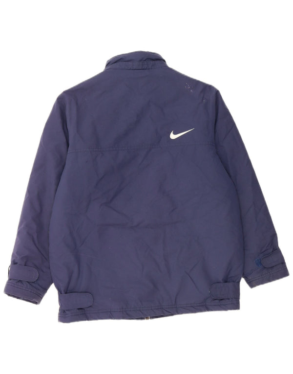 Nike drenge vindjakke 10-11 år medium marineblå polyester