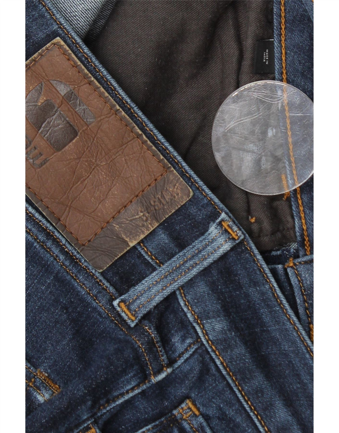 G-STAR Mens Slim Jeans W31 L34 Navy Blue