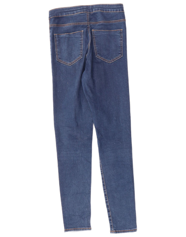 ZARA Piger Højtaljede Skinny Jeans 13-14 år W24 L26 Blå