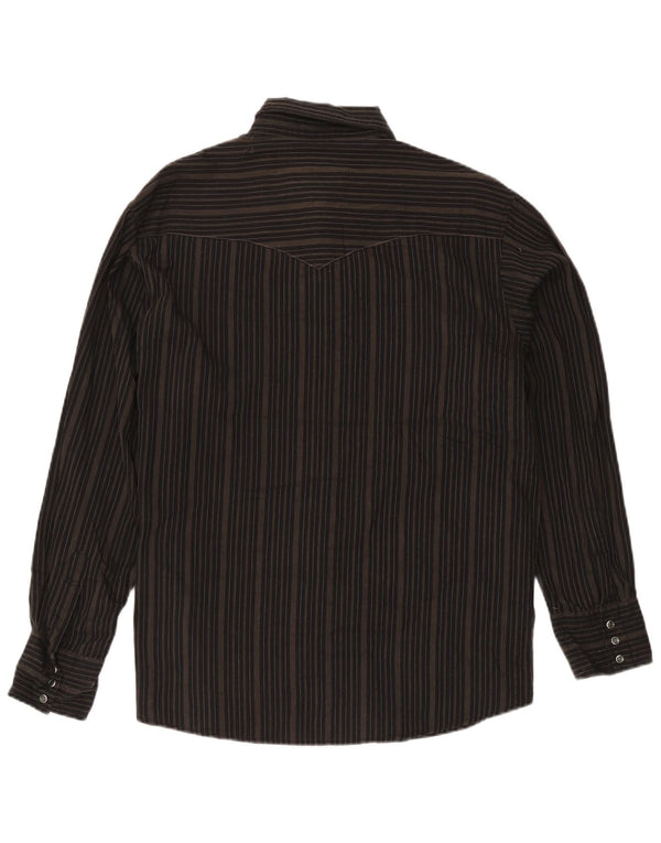 Wrangler Herreskjorte XL Sortstribet