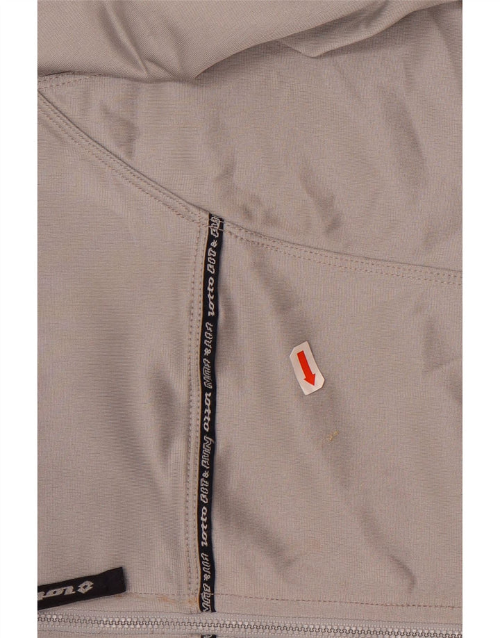 Lotto Dame træningsdragt Topjakke UK 12 Medium Grå Polyester