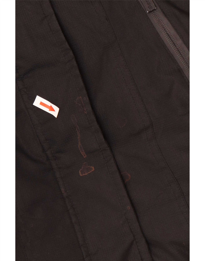 Bænk piger hættejakke parka 7-8 år sort polyester
