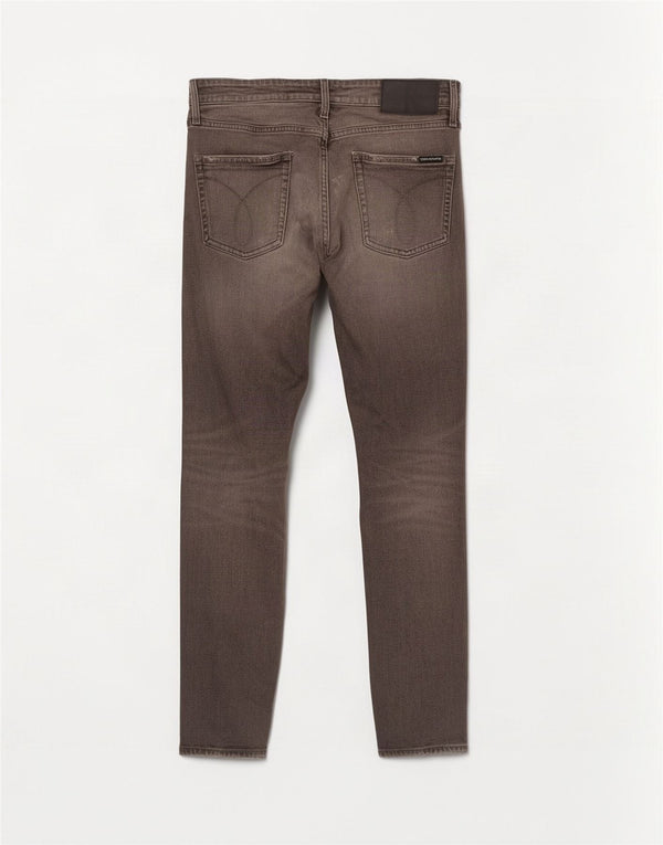 Calvin Klein Herre Skinny Jeans W33 L32 Grå Bomuld