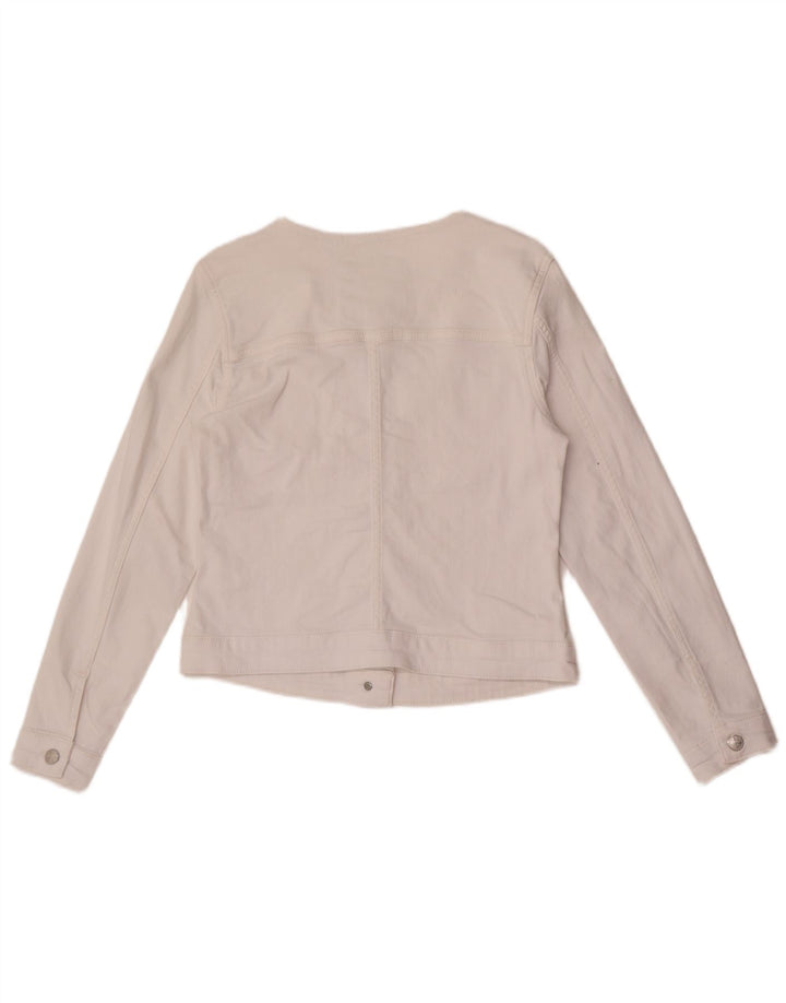 Crew Clothing Dame denimjakke UK 10 Small White